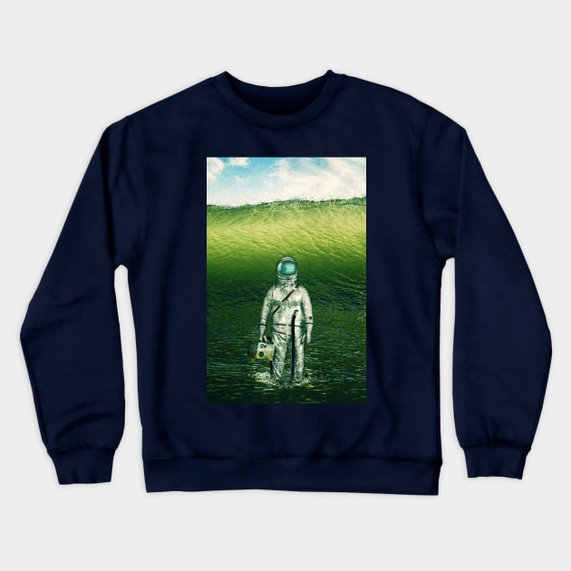 Wave Crewneck Sweatshirt by SeamlessOo